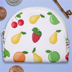 Fruits Horseshoe Style Canvas Pouch by nateshop