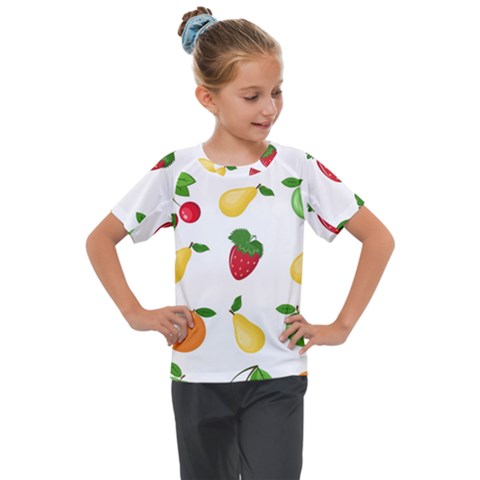 Fruits Kids  Mesh Piece Tee by nateshop