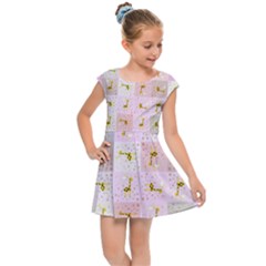 Giraffe Kids  Cap Sleeve Dress by nateshop