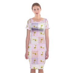 Giraffe Classic Short Sleeve Midi Dress