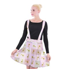 Giraffe Suspender Skater Skirt by nateshop