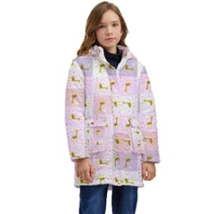 Giraffe Kid s Hooded Longline Puffer Jacket