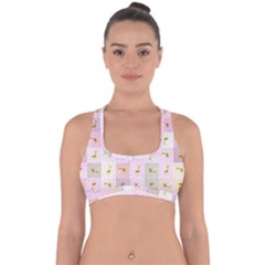 Giraffe Cross Back Hipster Bikini Top  by nateshop