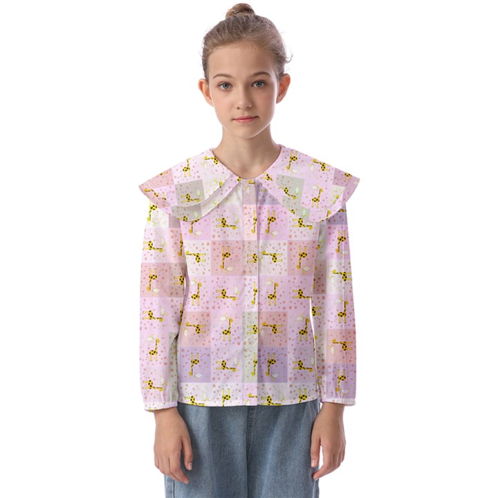 Giraffe Kids  Peter Pan Collar Blouse