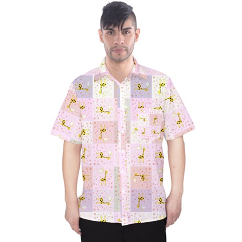 Giraffe Men s Hawaii Shirt by nateshop