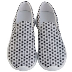 Gray Motif Men s Lightweight Slip Ons by nateshop