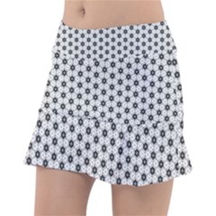 Gray Motif Classic Tennis Skirt by nateshop