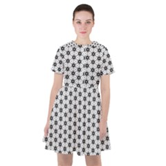 Gray Motif Sailor Dress by nateshop