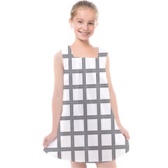 Grid Box Kids  Cross Back Dress by nateshop