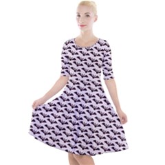 Halloween Quarter Sleeve A-line Dress by nateshop