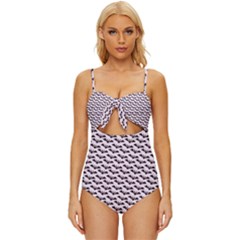 Halloween Knot Front One-piece Swimsuit by nateshop