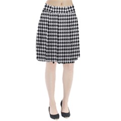 Houndstooth Pleated Skirt