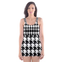 Houndstooth Skater Dress Swimsuit by nateshop