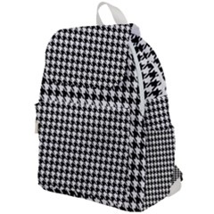 Houndstooth Top Flap Backpack by nateshop