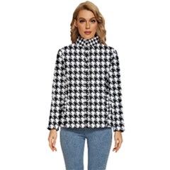 Houndstooth Women s Puffer Bubble Jacket Coat