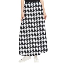 Houndstooth Maxi Chiffon Skirt by nateshop