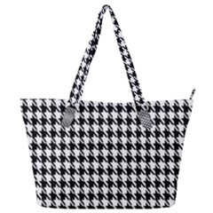 Houndstooth Full Print Shoulder Bag by nateshop