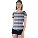 Houndstooth Back Cut Out Sport Tee View1