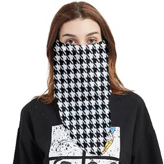 Houndstooth Face Covering Bandana (triangle)