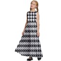 Houndstooth Kids  Satin Sleeveless Maxi Dress View2