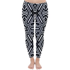 Grid Classic Winter Leggings by nateshop