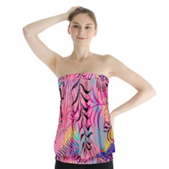 Illustration Strapless Top by nateshop