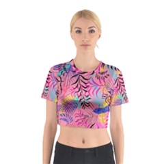 Illustration Cotton Crop Top by nateshop