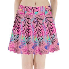 Illustration Pleated Mini Skirt by nateshop