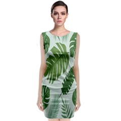 Leaves Classic Sleeveless Midi Dress by nateshop