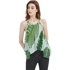 Leaves Flowy Camisole Tank Top by nateshop