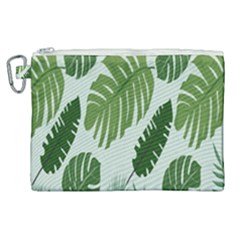 Leaves Canvas Cosmetic Bag (xl) by nateshop