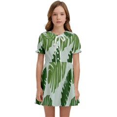 Leaves Kids  Sweet Collar Dress