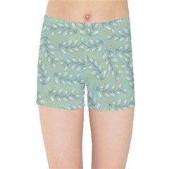 Leaves-pattern Kids  Sports Shorts by nateshop