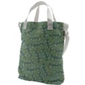 Leaves-pattern Canvas Messenger Bag View1