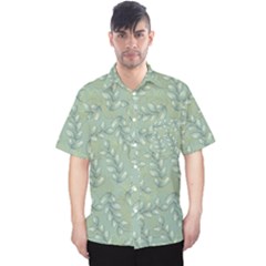 Leaves-pattern Men s Hawaii Shirt