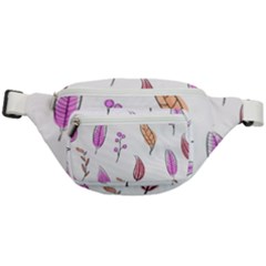 Leaves-pink Fanny Pack by nateshop