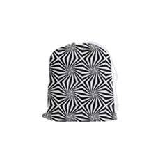 Line Drawstring Pouch (small) by nateshop