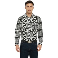 Line Men s Long Sleeve Pocket Shirt  by nateshop