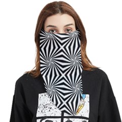 Line Face Covering Bandana (triangle) by nateshop