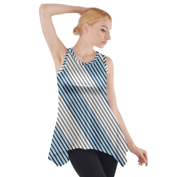 Lines Side Drop Tank Tunic