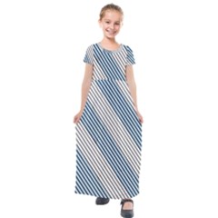 Lines Kids  Short Sleeve Maxi Dress