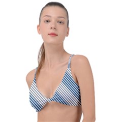 Lines Knot Up Bikini Top by nateshop