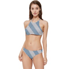 Lines Banded Triangle Bikini Set