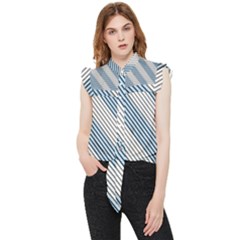 Lines Frill Detail Shirt