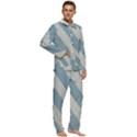 Lines Men s Long Sleeve Velvet Pocket Pajamas Set View2