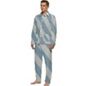 Lines Men s Long Sleeve Velvet Pocket Pajamas Set View3