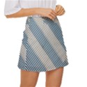 Lines Mini Front Wrap Skirt View3