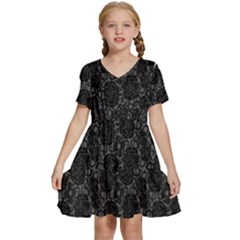 Medieval Kids  Short Sleeve Tiered Mini Dress by nateshop