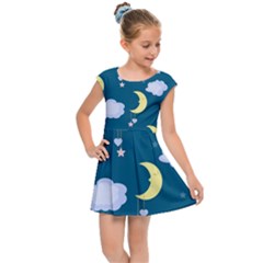 Moon Kids  Cap Sleeve Dress by nateshop