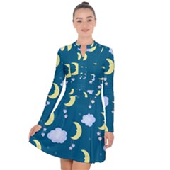 Moon Long Sleeve Panel Dress